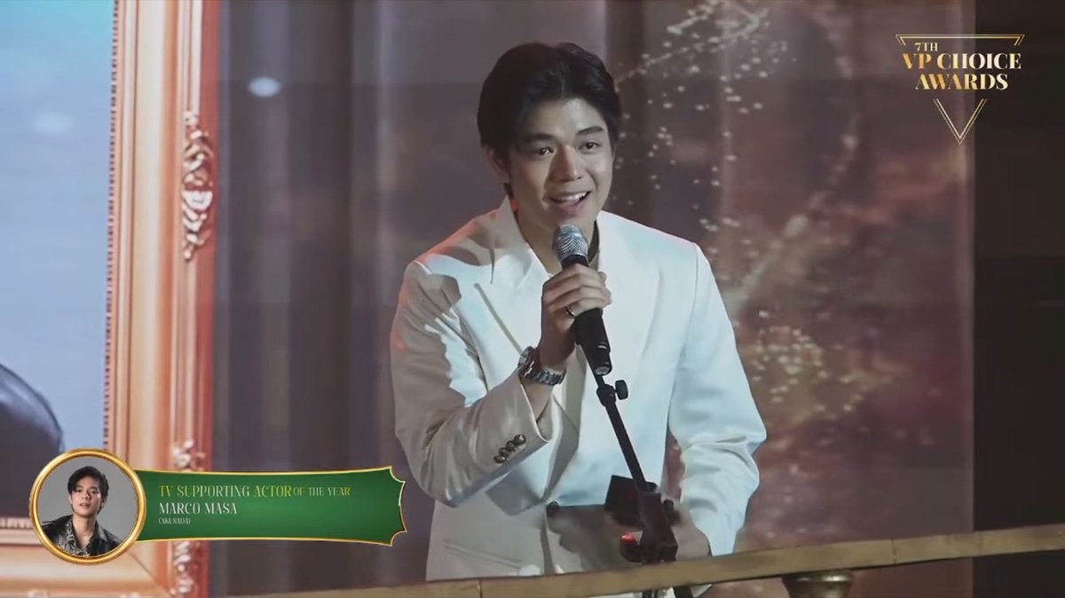 ceceyg_'s tweet photo. officially marco's third award after pbb. so proud of you. ang ibinababa ay siyang itinataas talaga.

MARCO FOR FIRST VPCAAward 
#AllEyesOnMarco https://t.co/l03zg7MX5k