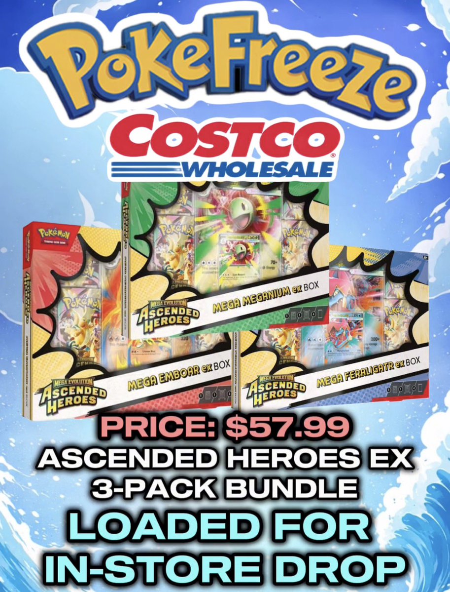 IN STORE DROP FOR ASCENDED HEROES 3 PACK IS CONFIRMED! 👀🔥