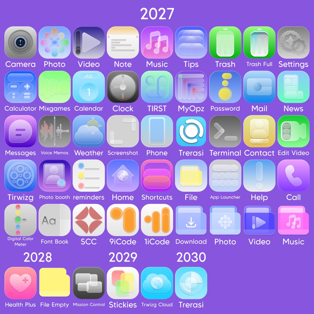 Awer_35's tweet image. Neumorphism app icon design 2024-2026 vs Flow blur app icon design 2027-now

#design #app #appicon #icon #appicondesign #figma