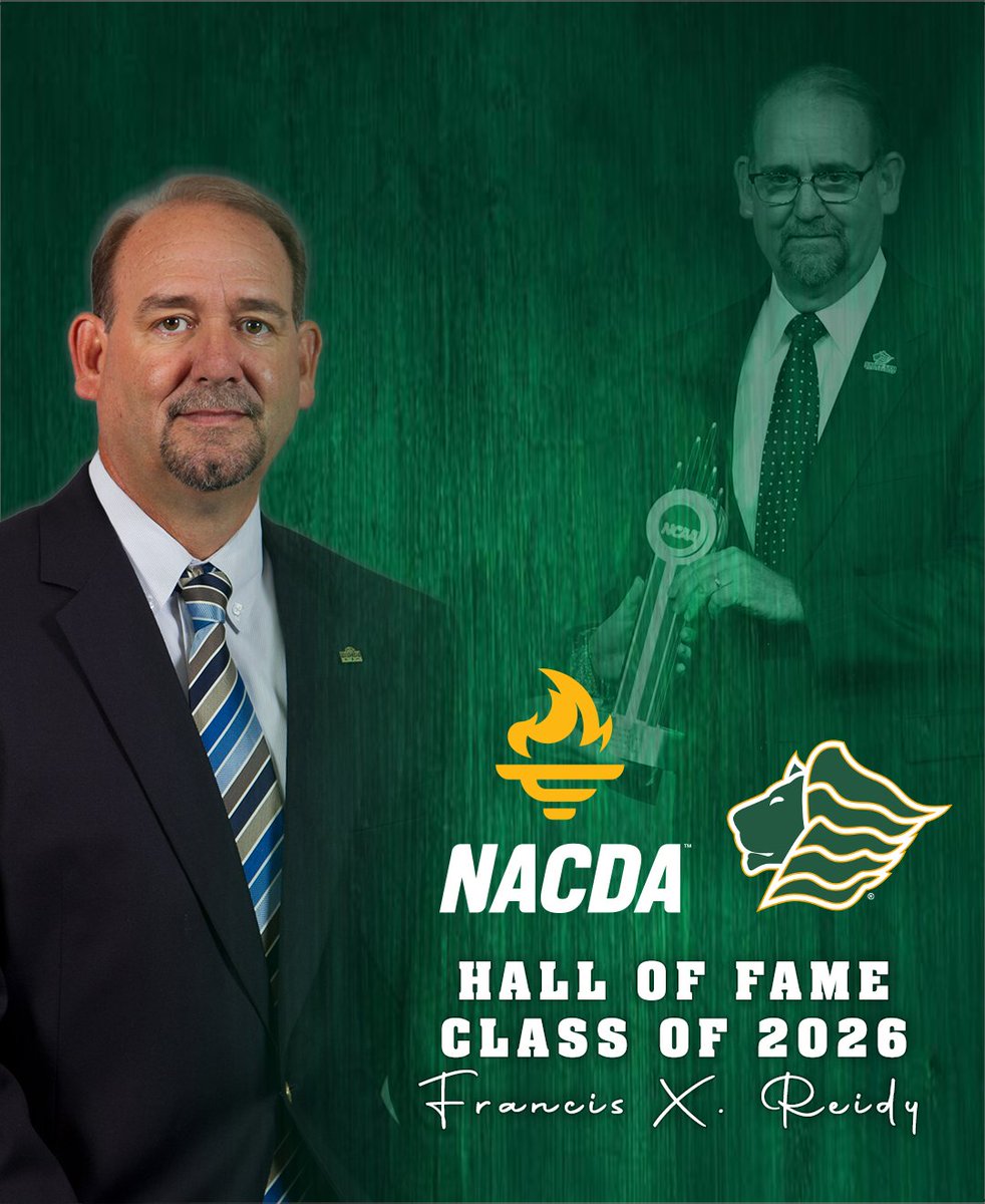 SaintLeoLions's tweet image. 𝙉𝘼𝘾𝘿𝘼 𝙃𝘼𝙇𝙇 𝙊𝙁 𝙁𝘼𝙈𝙀!

We are honored to announce former @SaintLeoUniv Vice President, Director of Athletics Francis Reidy as a member of the @NACDA Hall of Fame Class of 2026!

🔗bit.ly/48vXta0

#GOLIONS 🦁 | #SAINTLEO1PRIDE 🦁