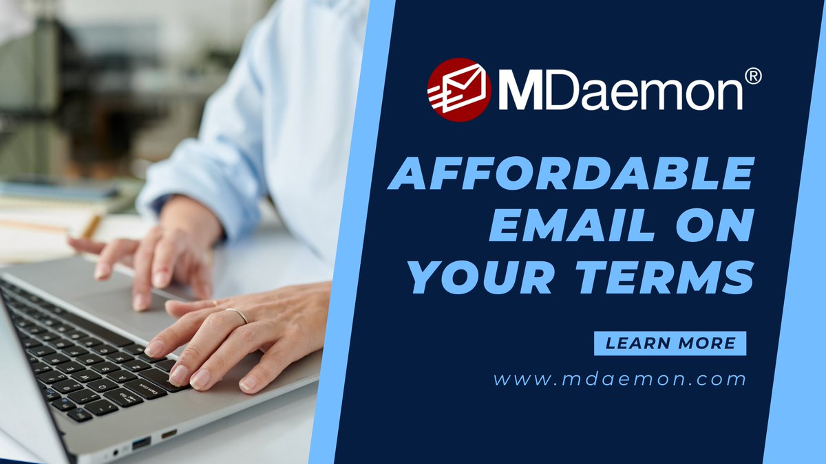 MDaemon_Email's tweet photo. M365 renewal quotes climbing again?

MDaemon Email Server: feature-rich Exchange/M365 alternative. No per-user tax. On-prem or hosted. Trusted in 140+ countries for 25+ years.

Free 30-day trial → https://t.co/Yl5osq4GES

#EmailServer #M365Alternative https://t.co/I1LAaSHFPS