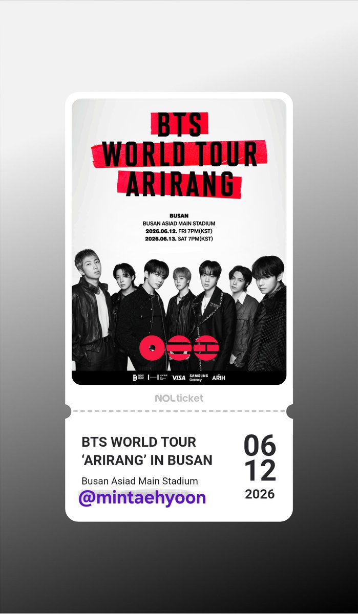 mintaehyoon's tweet photo. See you @BTS_twt 🥹💜🫶 https://t.co/xiLTYrH5q9