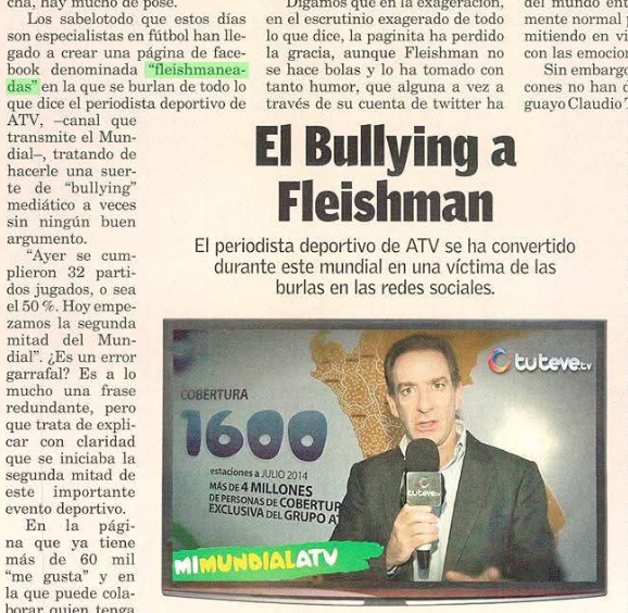 acetilmolina's tweet photo. @renzorotta Ustedes son muy jovenes , pero en 2014 Eddie Fleischmann habla cada tontería en pleno mundial que termino siendo uno de los primeros memes del internet peruano. Este país es tan generoso que sigue trabajando en los principales medios de comunicación..... https://t.co/YukaCjnEU0