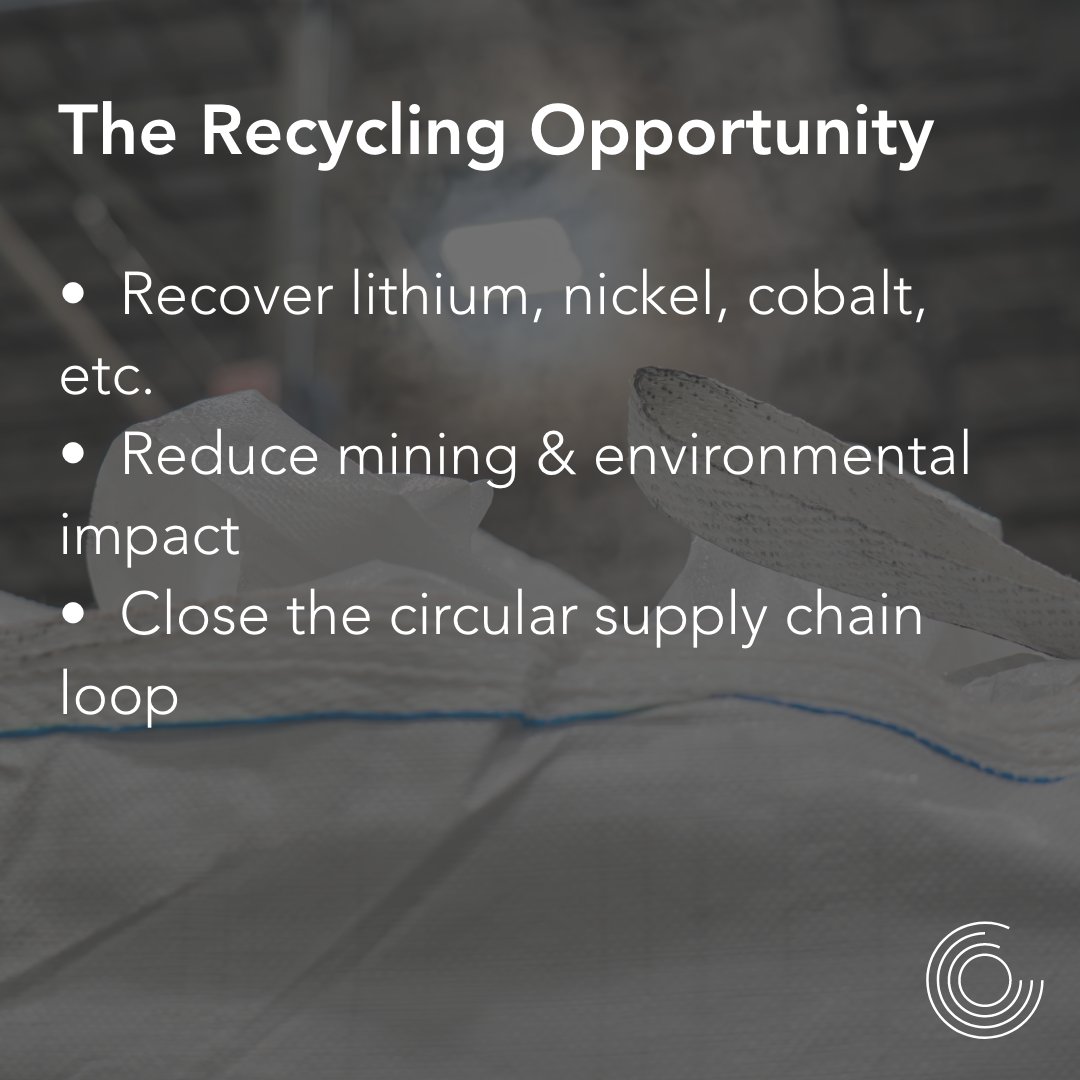 cirba_solutions's tweet image. ⚡ Critical Minerals 101: Battery energy storage systems are booming—and that means higher demand for lithium, nickel &amp;amp; cobalt.

Swipe to see why recycling is key to supplying the critical mineral demand and closing the circular supply chain.

#BatteryRecycling #BESS #CleanEnergy