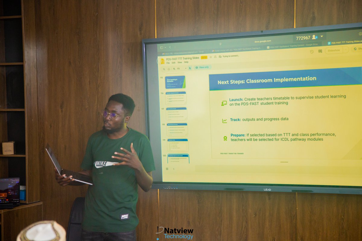 Natview_Ng's tweet photo. With everyone aligned, we are set for effective training delivery.  #PDSFAST #DigitalSkills #SchoolsGoDigital #EdTech #Nigeria https://t.co/mBACz5Rze9
