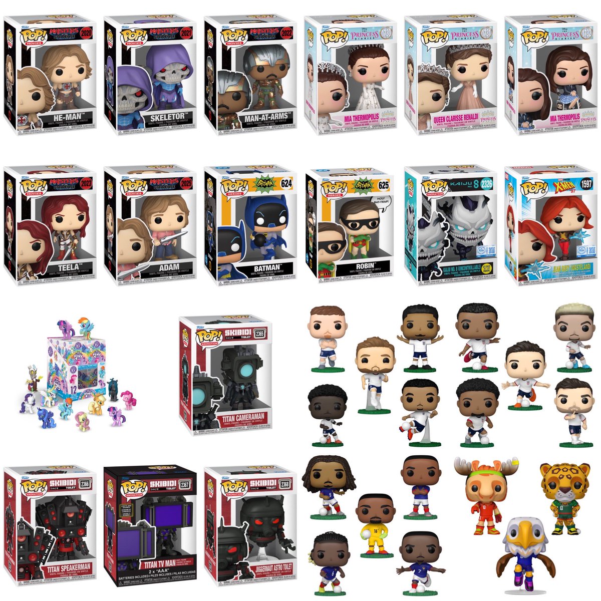 DisTrackers's tweet image. Several new Pops are now in stock at Funko!
.
distracker.info/40I30Xd
.
#Ad #Disney #Funko #FunkoPop #Soccer #MastersoftheUniverse #SkibidiToilet #DC #Marvel #KaijuNo8