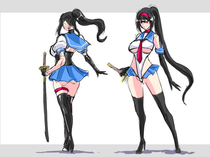 下乳案と清楚カラー案