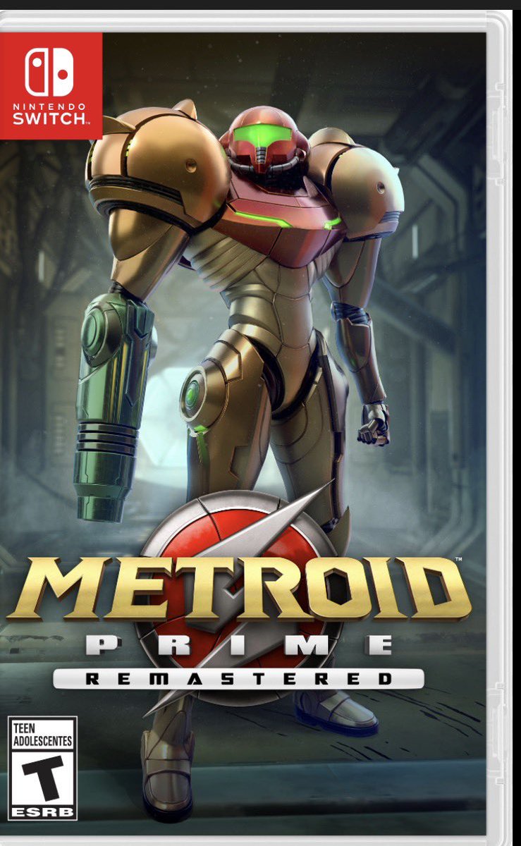 Jplaysnintendo's tweet image. Excited for today’s mail delivery. Arriving today at some point we have NES Rush N Attack and Switch Metroid Prime Remastered 

#NES #Metroid