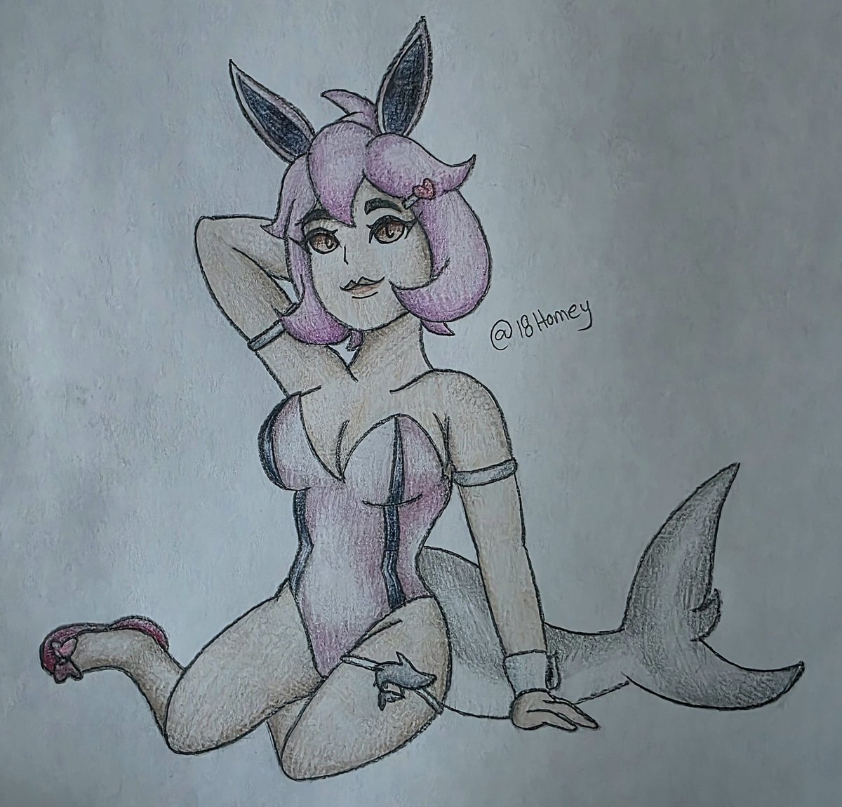 18Homey's tweet image. Bunny Calica (redesign) 
@miiwarin 
Show Love!
#splatoonoc #splatoonart #Easter