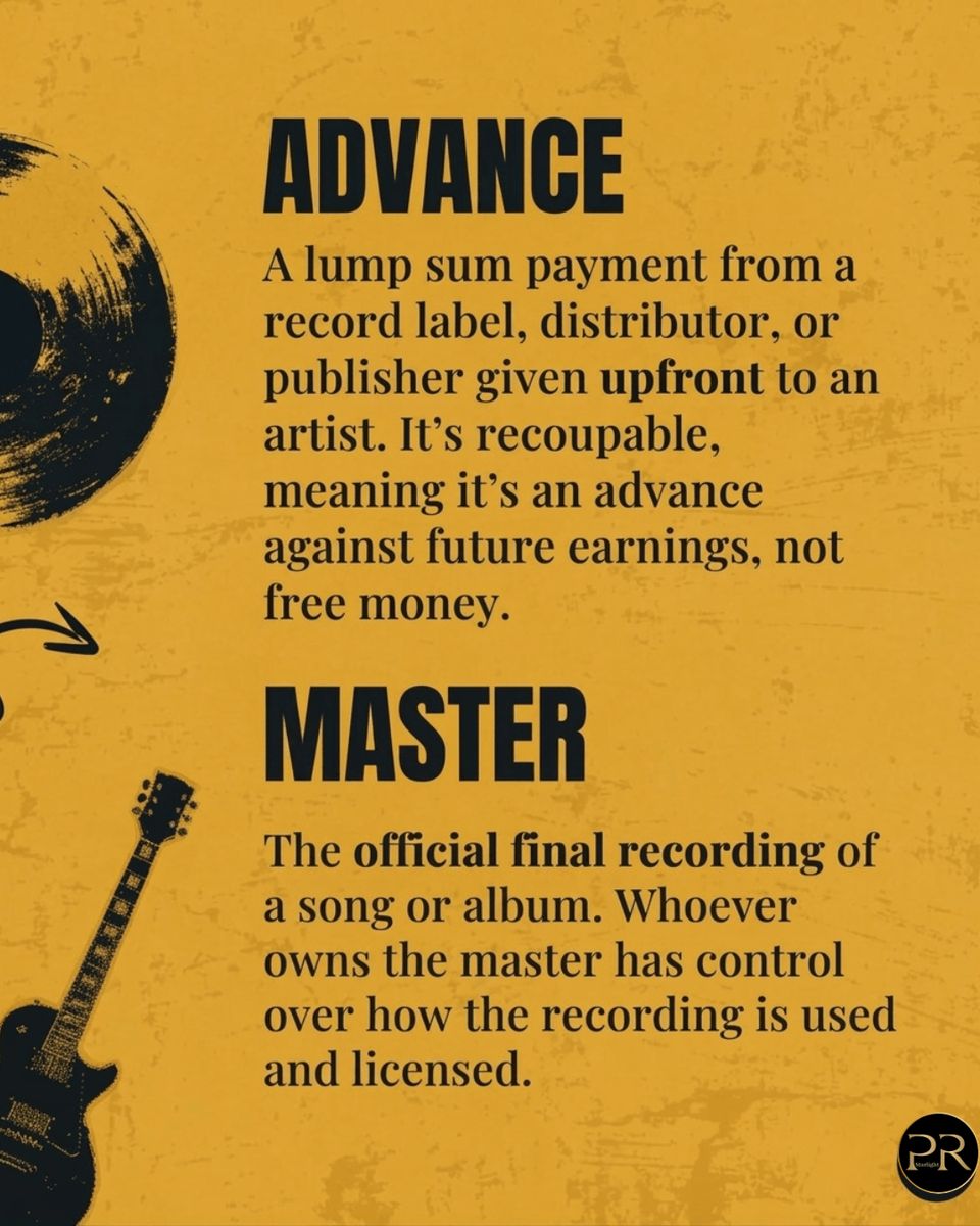 StarlightPR1's tweet photo. 5 key terms every artist should know in the music business 🎶

#StarlightPR #StarlightPR1 #MusicBusiness #ArtistTips #IndependentArtist #MusicIndustry #LearnTheGame #ArtistDevelopment https://t.co/z9zoaISDIT