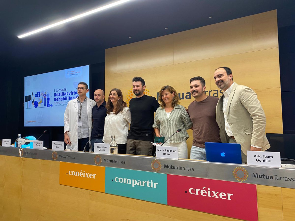 gvalapedrera's tweet photo. La neuróloga Gemma Mas participa en la I Jornada de Realidad Virtual en Rehabilitación de MútuaTerrassa. Un encuentro centrado en la aplicación clínica de la realidad virtual en los procesos de rehabilitación y recuperación funcional de pacientes. https://t.co/VwpyL4sW9c