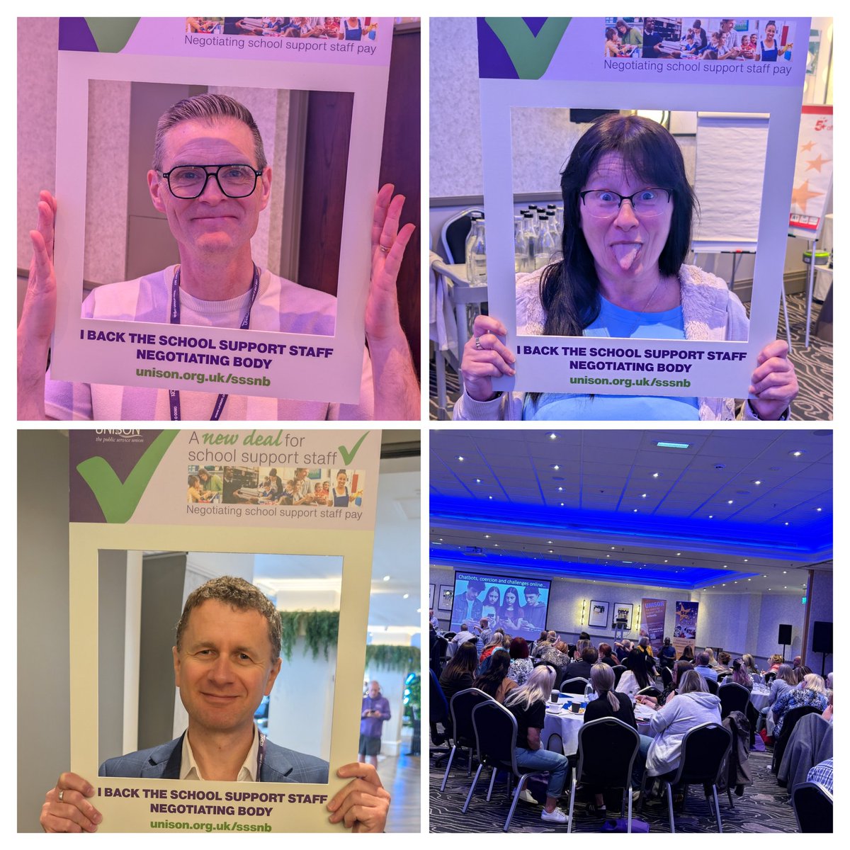 UNISONinSchools's tweet photo. Just some of our fantastic members supporting the reintroduction of the School Support Staff Negotiating Body. 

We’re working with the UK government to create the new negotiating body which will decide pay, terms and conditions for school support staff in England. 🏫 https://t.co/K1Gd65qLHQ