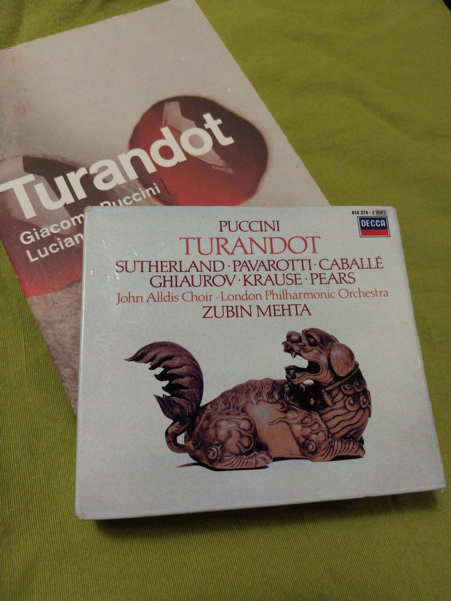 _Michje's tweet image. Zubin Mehta turned 90 today. 🥳 I'm celebrating with his legendary @deccaclassics recording of #Turandot by #Puccini.  That cast! 😱🥰 #Opera