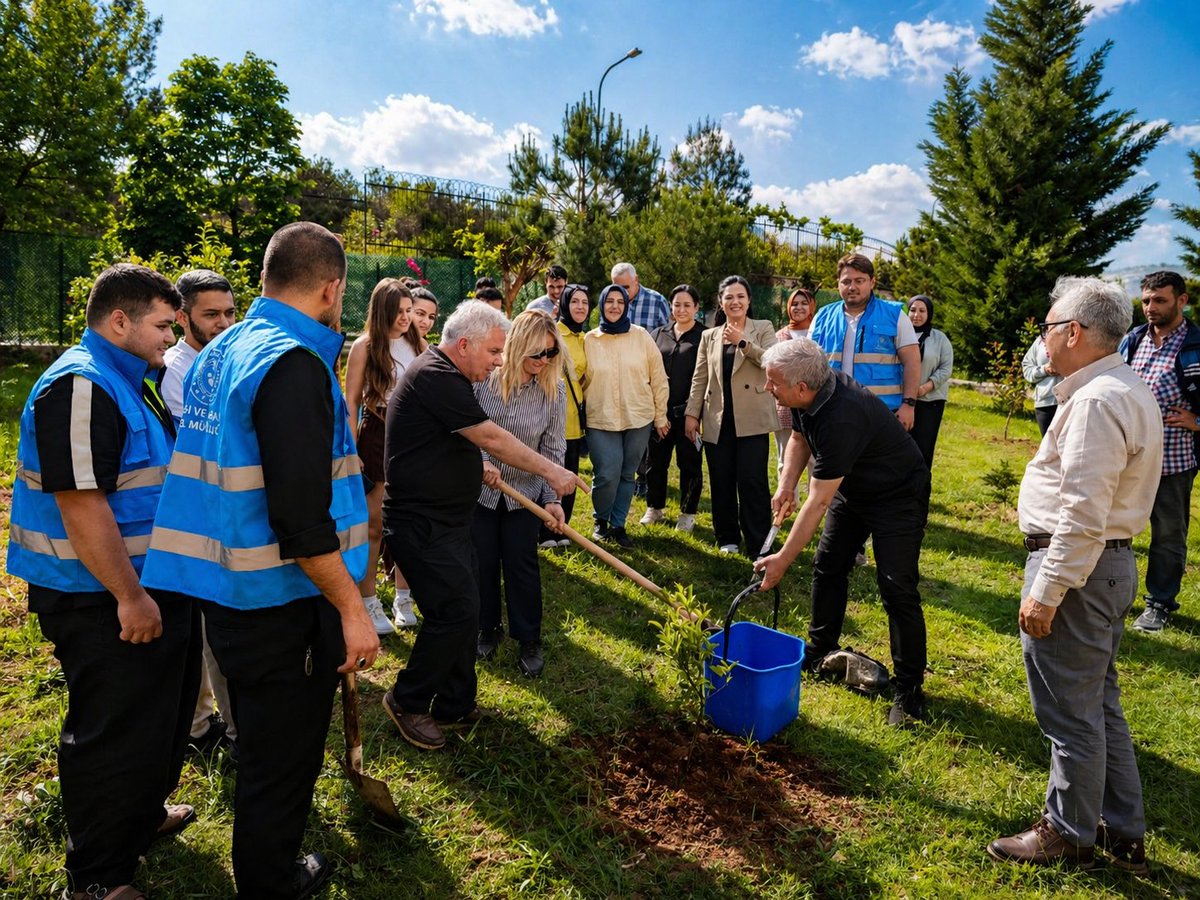 AdanaKYGM's tweet photo. 📍 Kozan Yurdu

​Yurt Hizmetleri Müdürümüz, Şube Müdürlerimiz ve öğrencilerimizin katılımıyla yurdumuzun bahçesinde "Ağaç Dikme Etkinliği" gerçekleştirdik. 🌱🌳

​Geleceğe nefes, yurdumuza huzur olması dileğiyle fidanlarımızı toprakla buluşturduk. 😊 https://t.co/4HgGogQPBP