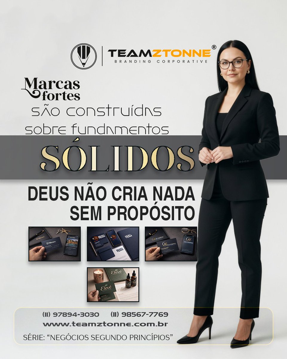 TEAMZTONNE's tweet image. #Marcas fortes não nascem por acaso.
São construídas com propósito, #estratégia e fundamentos sólidos.
Deus não cria nada sem #propósito.
Sua marca também não deveria existir sem um.

👉 Posicione. Estruture. Cresça.
#branding #marcasfortes #negocioscomproposito #teamztonne