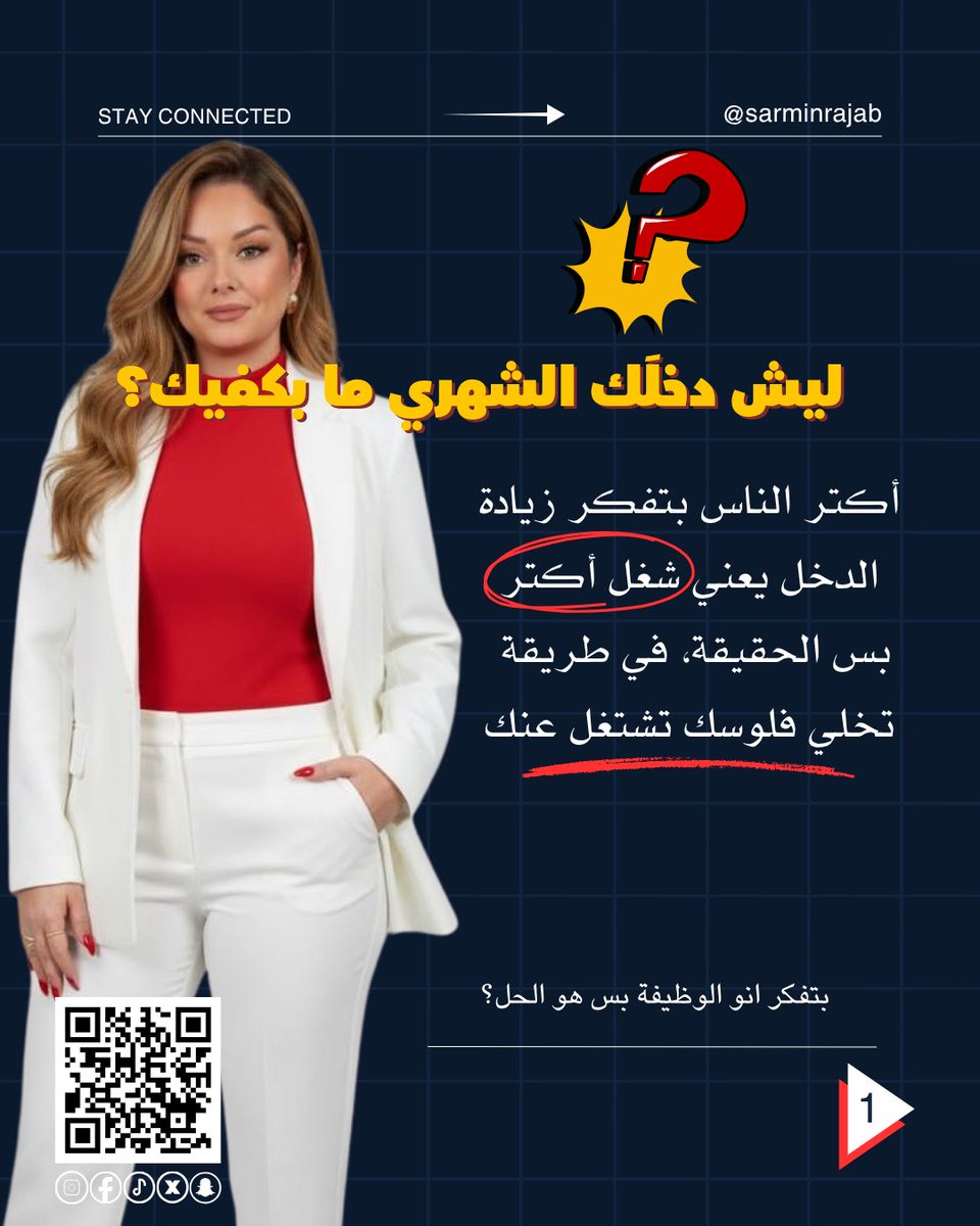 Sermen10's tweet photo. التضخم المستمر يؤدي إلى تآكل القوة الشرائية
عند الجميع
وهاد يعني أن نفس الدخل بطل يغطي نفس
الاحتياجات المعتادة
الاعتماد على مصدر دخل واحد صار خيارًا عالي
المخاطر
في ظل ارتفاع التكاليف وتغير طبيعة الأسواق لذلك, انا بنصحكم ومن الضروري لكل شخص
يعزز وعيه المالي
يتعلم مهارات جديدة،
ويبحث عن مصادر دخل إضافية ومستدامة