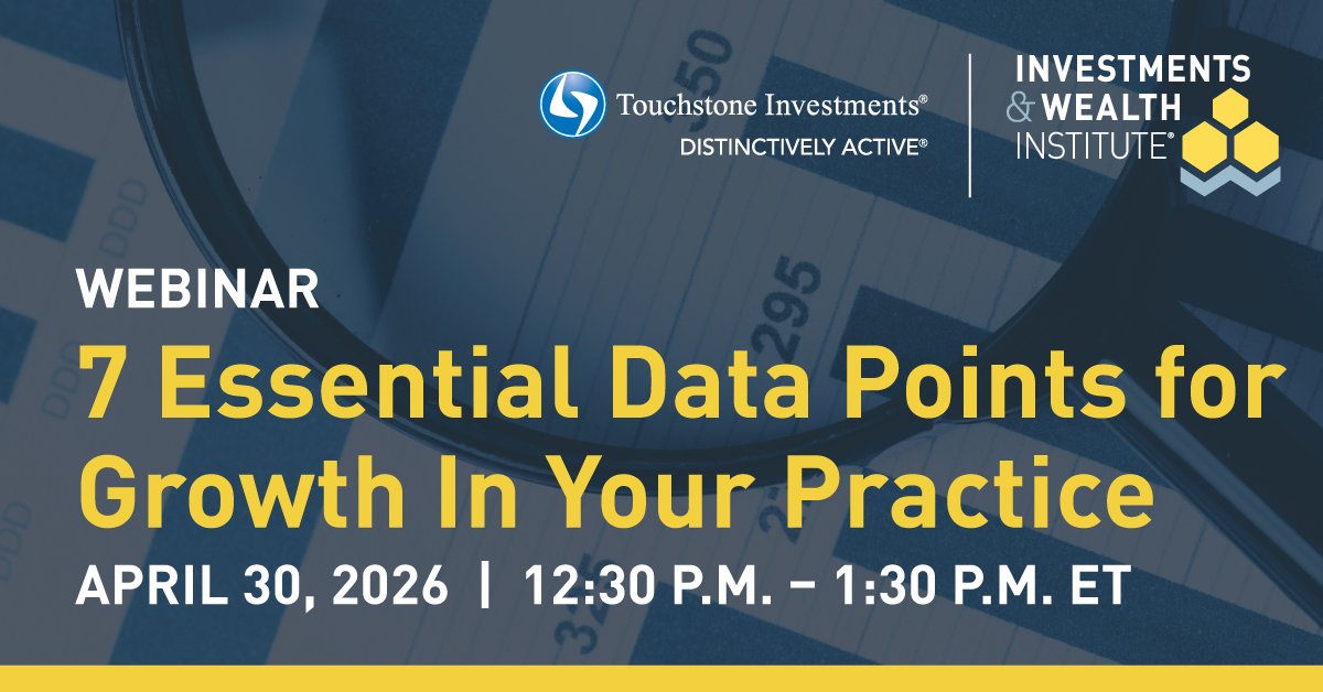 iw_inst's tweet image. Webinar Tomorrow!  7 Essential Data Points for Growth in Your Practice

📅 April 30 - 12:30PM - 1:30PM ET

👉 Register Today! hubs.li/Q04dVdgf0

#FinancialAdvisors #WealthManagement #PracticeManagement