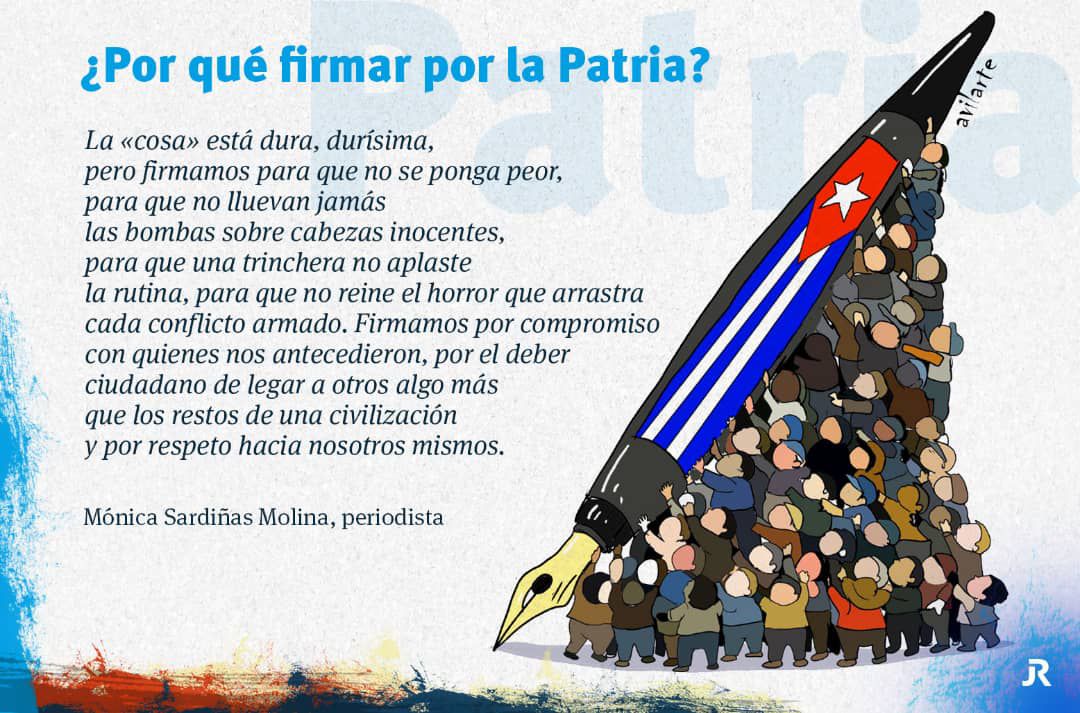 monicasm97's tweet photo. Firmamos convencidos de que no podemos esperar ayuda por parte del agresor que nos puso y nos mantiene en esta situación. No es cuestión de orgullo, sino de sentido común. 

👉https://t.co/VsCu70lnkQ

#MiFirmaPorLaPatria
#LaPatriaSeDefiende https://t.co/M2rGRdhOxv
