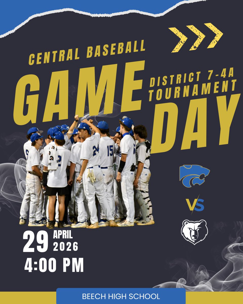 Baseball_WCHS's tweet photo. District 7-4A Tournament starts today! Game 1 against Mt. Juliet at 4:00 PM at Beech! See you there! @wcsn16 @WilsonCentralHS  @wildcatsports247 https://t.co/1qj20r3lu4