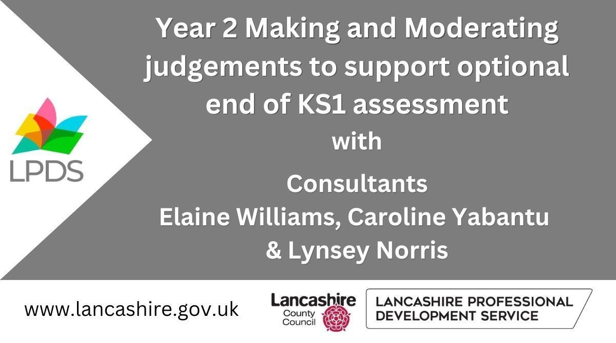 lancslpds's tweet image. Support confident #KS1 judgements. This Year 2 course guides teachers through the Teacher #Assessment Framework, benchmarks evidence with national examples, and strengthens moderation through discussion. Book your place now.
buff.ly/VBsm6xt