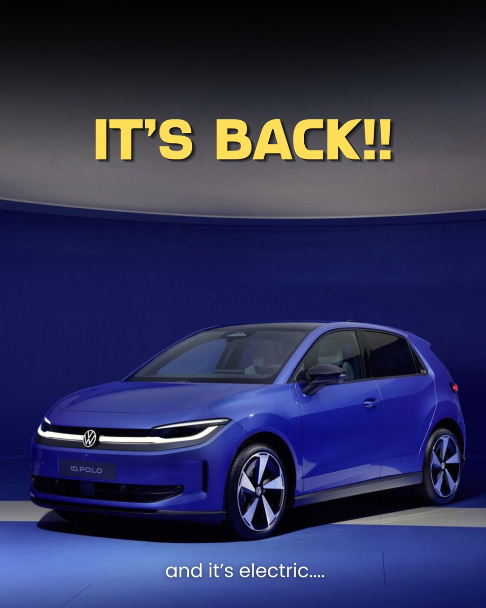 AUTOTODAYMAG's tweet image. Few cars have meant as much to as many people as the Polo. VW is now taking it electric.
The ID. Polo runs on the MEB+ platform with two battery options — a 37kWh pack good for 329km, and a 52kWh unit stretching that to 454km. 

#polo #vw #Volkswagen #IDPolo #ElectricHatchback