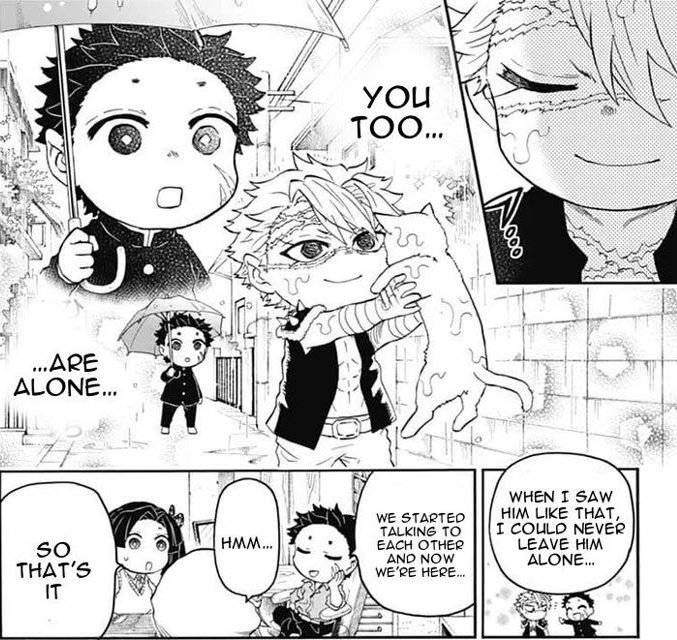 I love the friendship they had in Kimetsu Gakuen , I wish we had seen more of them together