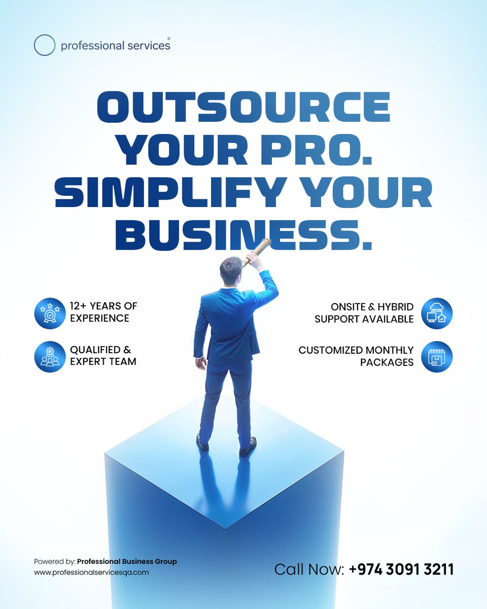 Probsnsgroup's tweet image. Power your business with the right support.
.
.
.
#scaleyourbusiness
#worksmarter
#businessefficiency
#growinqatar
#smartbusiness
#professionalservices
#ProductivityBoost