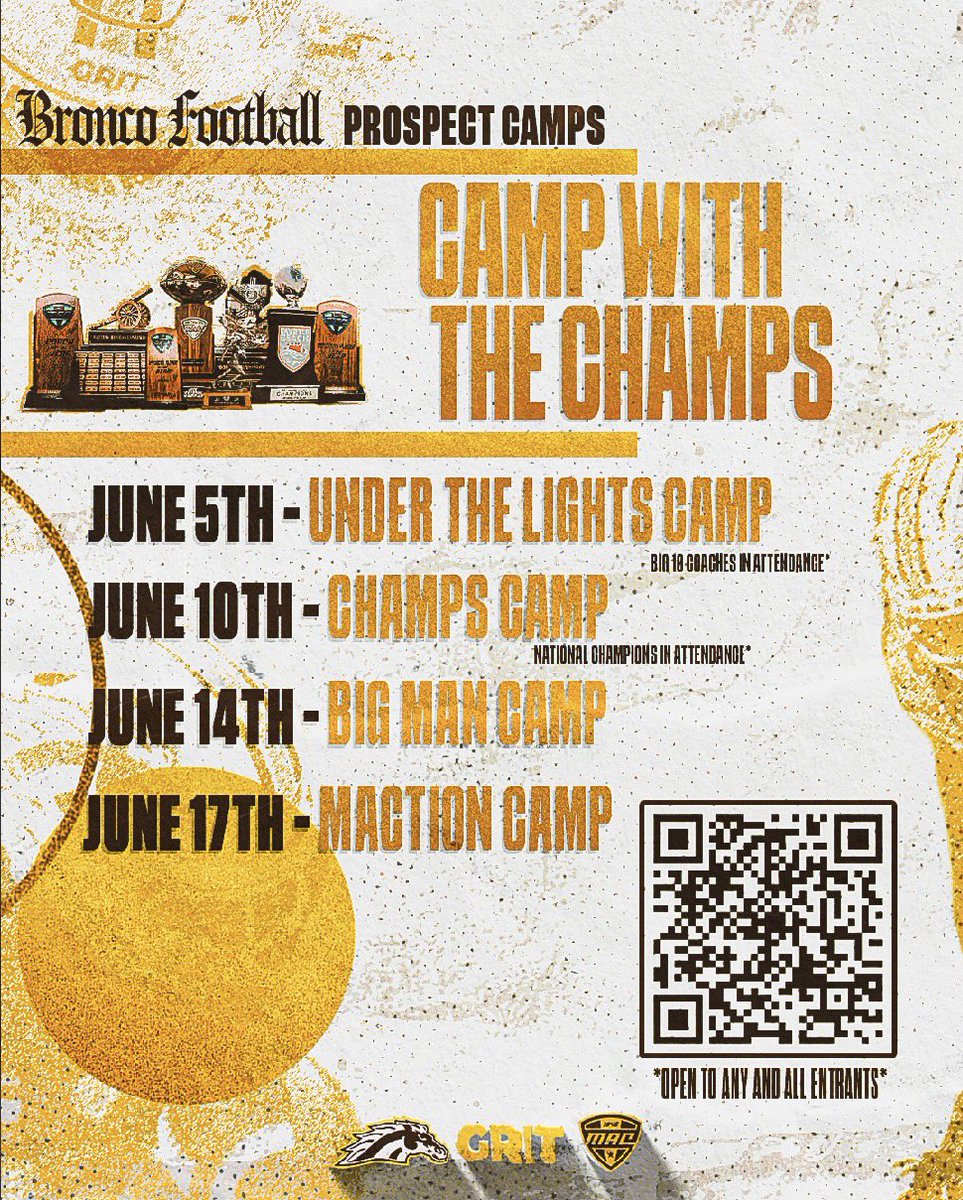JacobyGasper09's tweet photo. Camp Schedule:

Wayne State Mega Camp: May 31 - June 1
Northwestern: June 9
Western Michigan: June 10
Miami (OH) Academic Camp: June 12
Purdue: June 14

 @AllenTrieu @KamWillerDZone @scoutRyanPRZ @ScoutTyGraham @jerryneuheisel @A_Ragland14 @Kyleschmidt6 @CoachHinshaw https://t.co/RU6toKqmnw