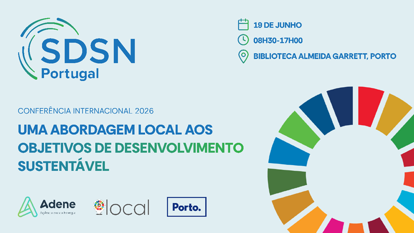 ForumdasCidades's tweet image. Marque na sua agenda: a SDSN Portugal, em parceria com a ADENE, ODSLocal e CM Porto, organiza a 19 de junho, no Porto, a conferência internacional 'Uma abordagem local aos Objetivos de Desenvolvimento Sustentável'. As inscrições abrem em breve.
#ODS #ODSlocal #SDSNPortugal #Porto