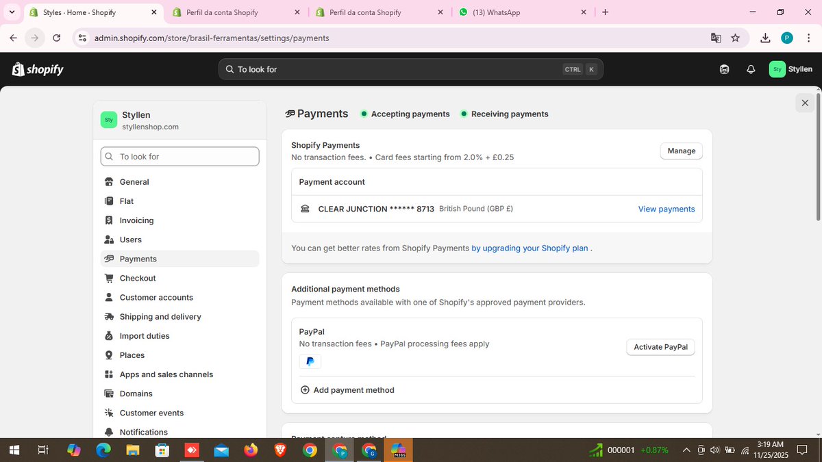 BIGIDYNO's tweet image. Stop waiting for your money.
Shopify payouts delayed?
That’s slowing your business down.
💰 Get paid in 1–3 days
✔ Faster payouts
✔ Fewer holds
📩 DM “FAST”
Telegram: @paymendy
#Shopify #Ecommerce #CashFlow