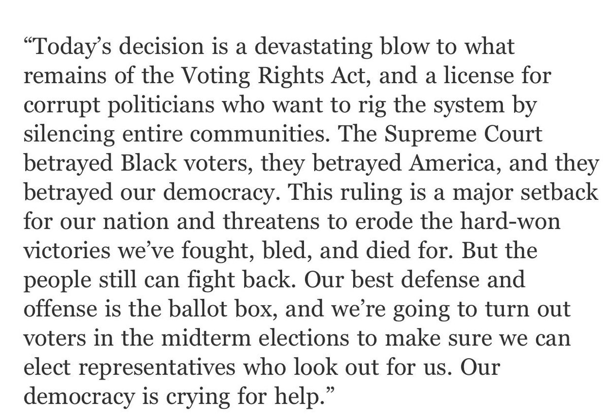 NAACP President Derrick Johnson statement on SCOTUS's Louisiana v. Callais ruling: