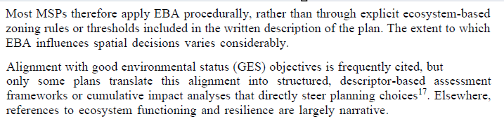 OdranIRLOcean's tweet photo. The Commission’s latest maritime spatial planning report is clear:

The problem isn’t nature laws, it’s implementation.

-Ecosystem rules mostly stay on paper,
-nature goals rarely shape plans

Just afterthoughts

Weakening laws won’t fix this,delivery will.
#OceanAct

Extract👇 https://t.co/LgesiNW3yJ