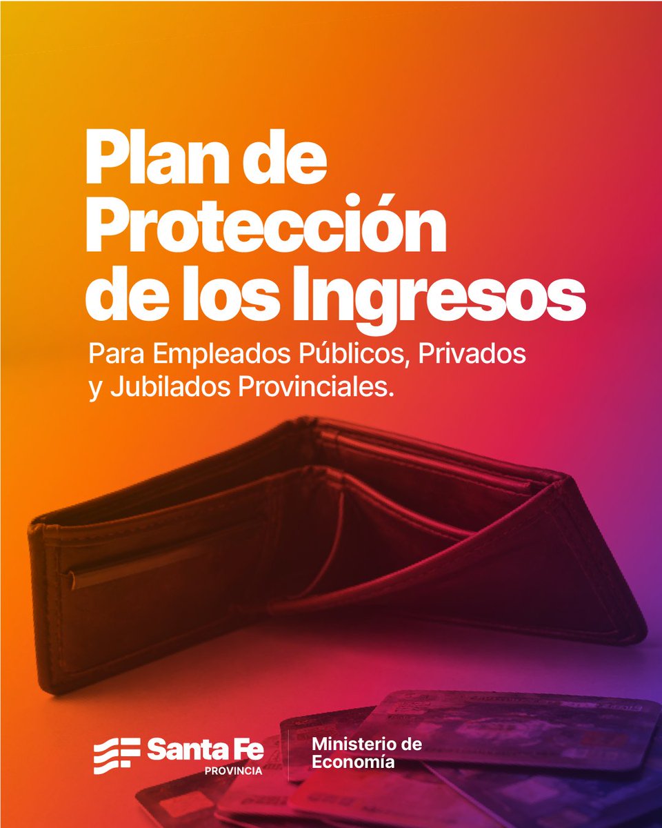 GobSantaFe's tweet photo. Plan para cuidar el salario de los trabajadores 

Una propuesta destinada a trabajadores públicos, privados y jubilados provinciales que ven afectados sus ingresos por deudas, con el objetivo de aliviar la carga económica mediante herramientas de financiamiento más accesibles.

La medida se implementará de forma progresiva, para que cada persona pueda elegir la opción que mejor se adapte a su situación.

Más herramientas para acompañar la economía de las familias santafesinas.