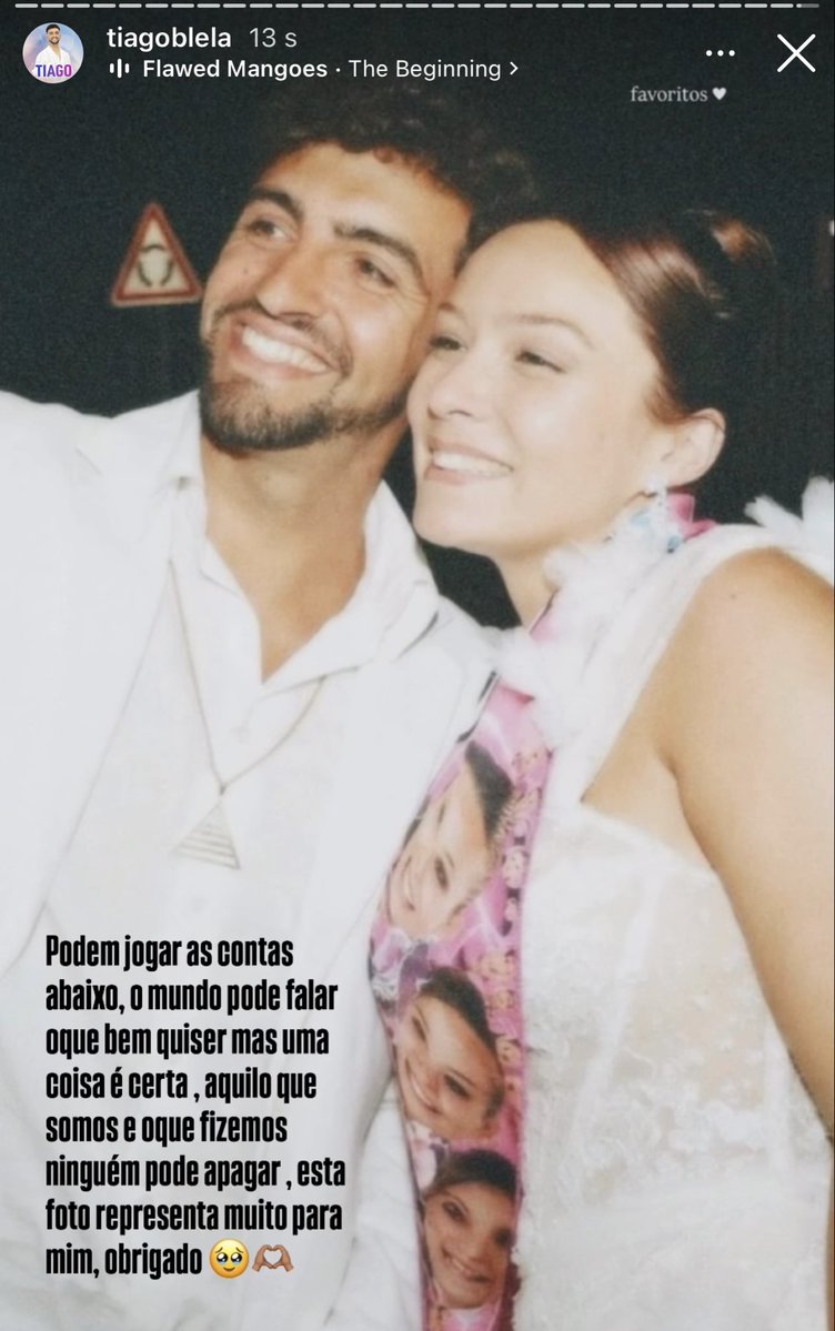Tudo bem que a foto representa muito para ti Tiago, mas e a selfie que tiraste? Não vais partilhar aqui com os tieva enjoyers? 👉👈 #tieva
