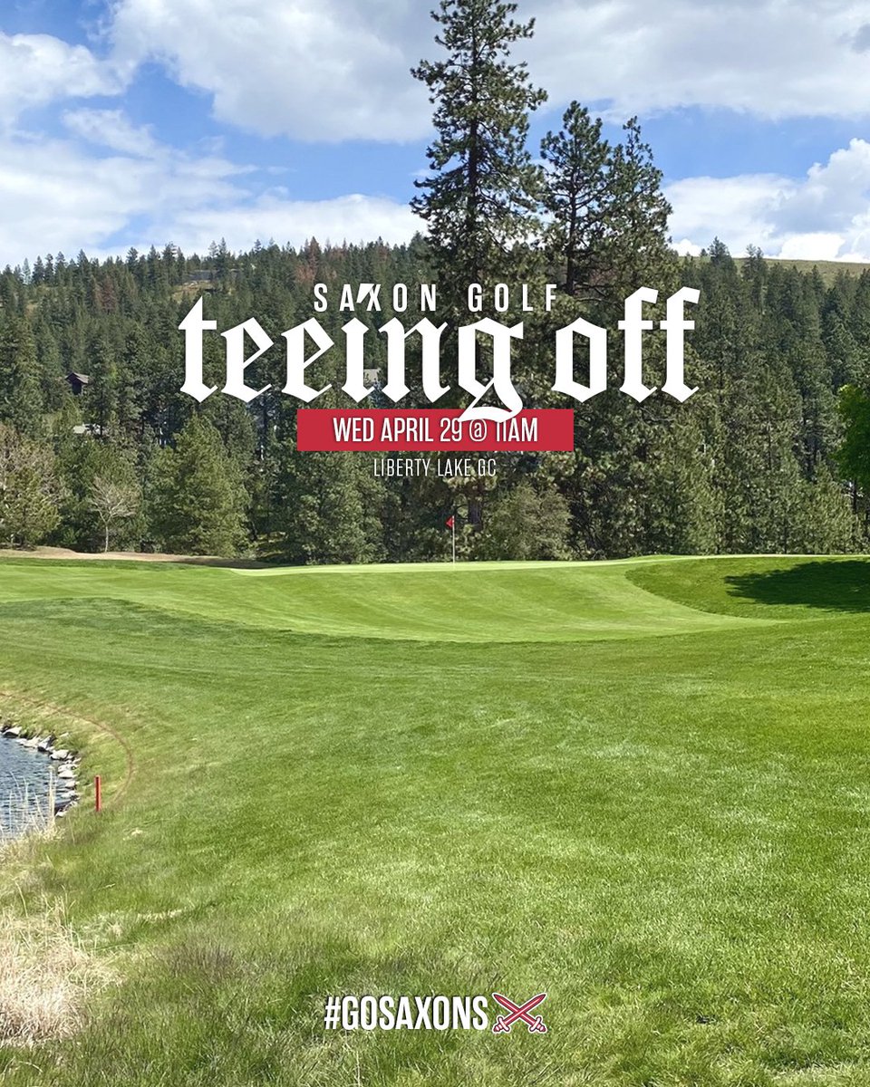 saxonsathletics's tweet image. Saxon ⛳️ are teeing off at Liberty Lake Golf Course today for a GSL match starting at 11AM!

#spokane #golf #gosaxons⚔️