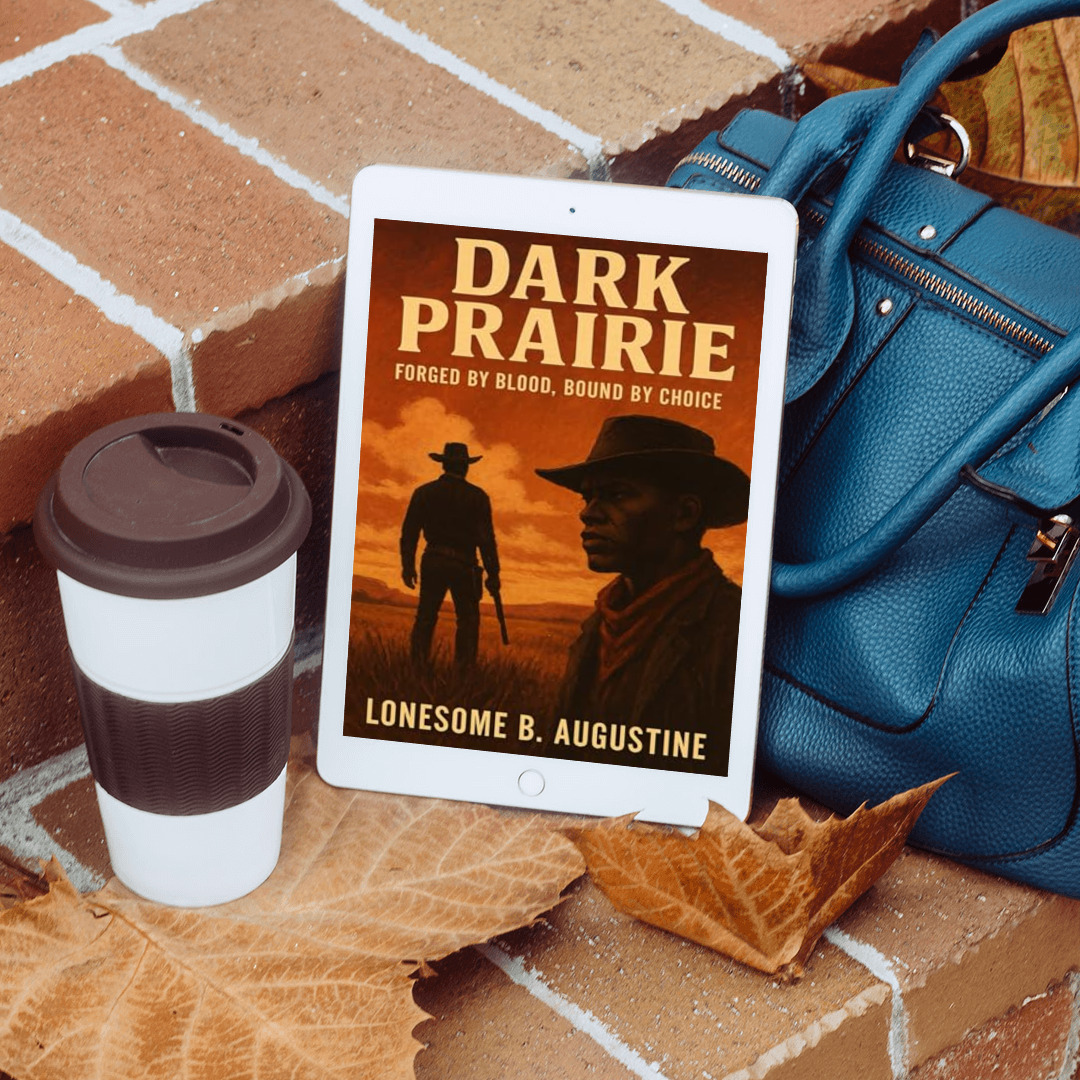 allauthor's tweet image. A powerful Western about identity, legacy, and the stories left out of history books. Read “Dark Prairie” now. #HistoricalNovel