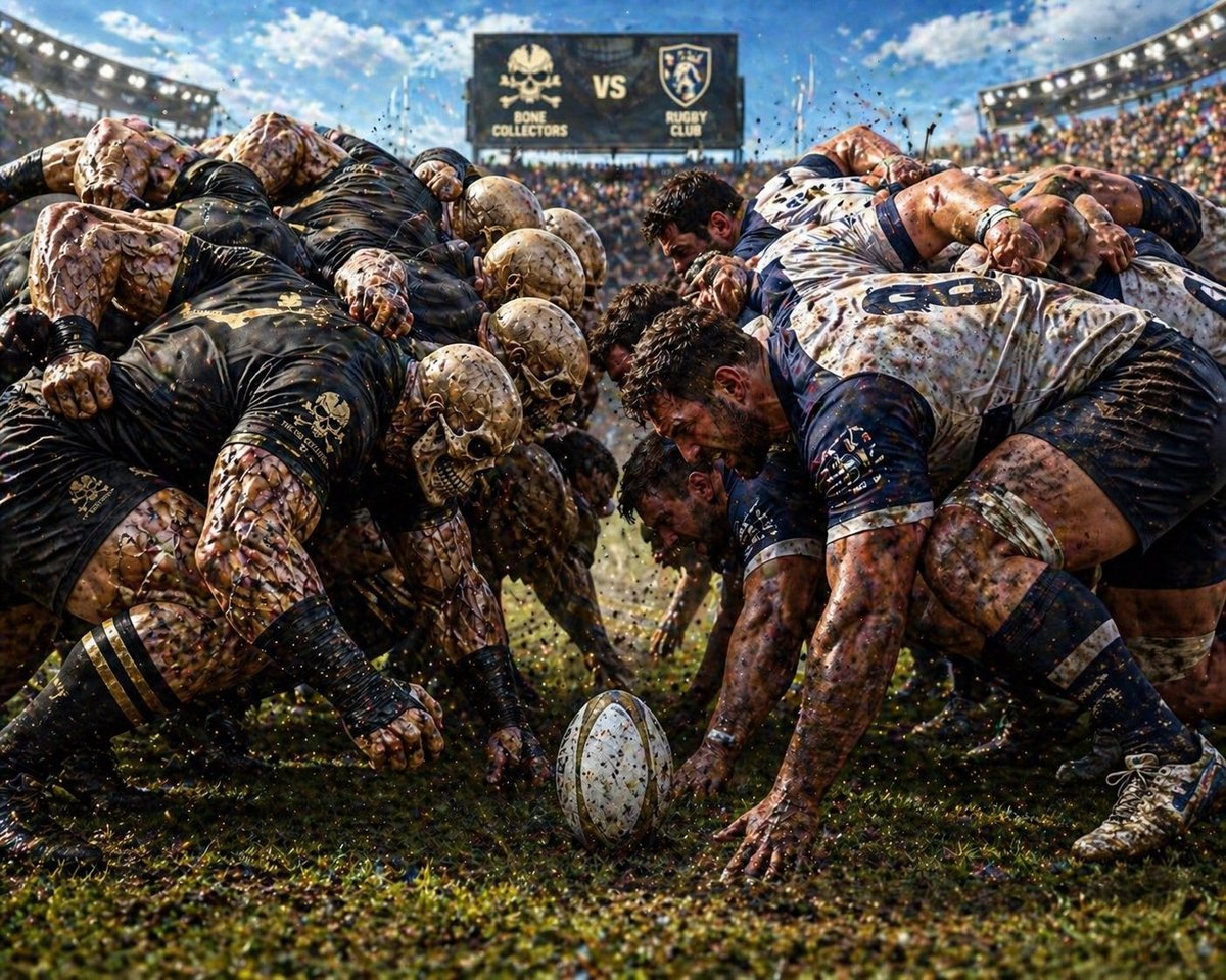 Bone Collectors Rugby Coin tweet media