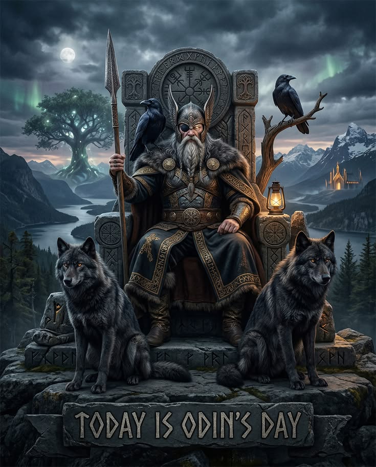OnurbRag's tweet photo. The All-Father is Always Watching Us. #Wotan #Hugin #Munin #HailTheOldWays #HailTheOldGods #Heathens #TheOldGodsAreWatching https://t.co/AbWlAKHXwP