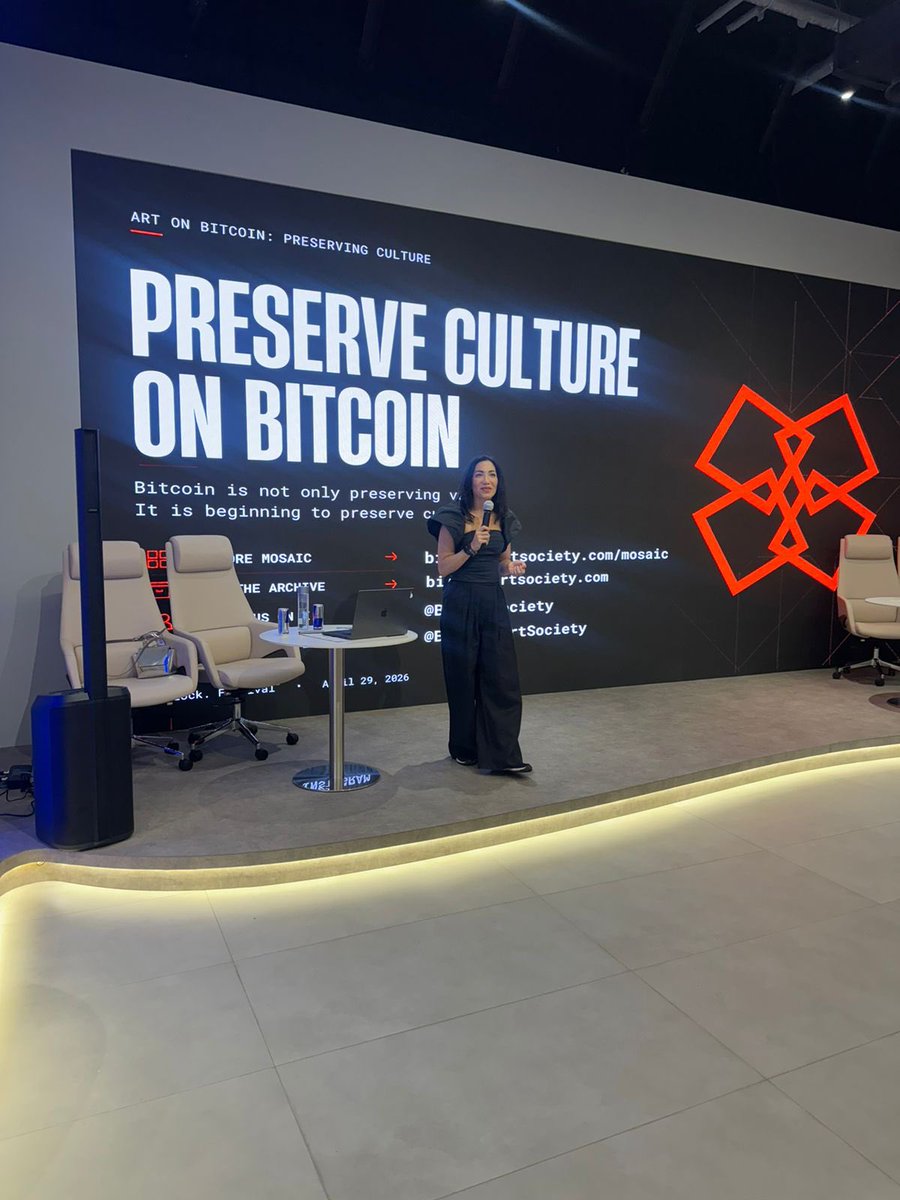 SergeSats's tweet photo. We brought Bitcoin Art to Dubai 
We did it. 
My beautiful cofounder smashed it 

Thank you God for this monumental milestone https://t.co/COVtzAGhSm