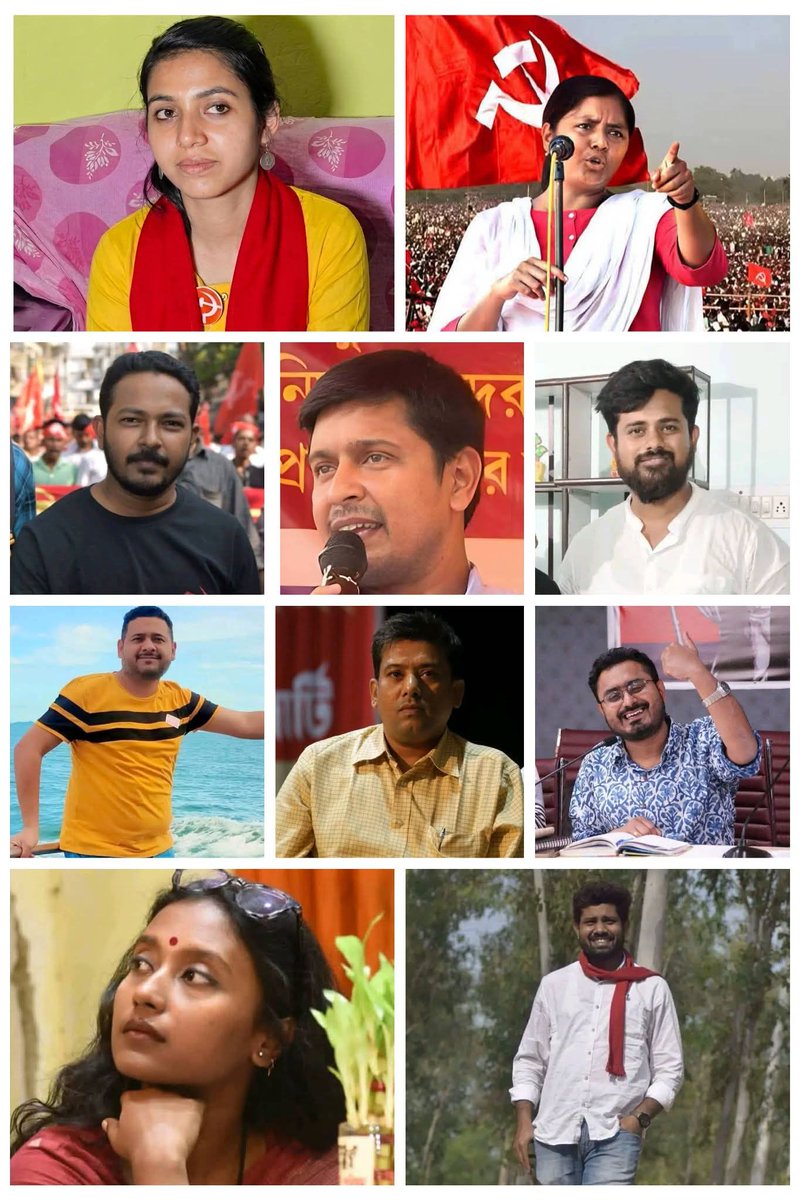 Bengal,communists have no corporate funding,no power,and no support from capitalist media.
But they have truth&amp;the hard work of young communists.
Success or failure is not what matters what matters is that the red flag of the communists continues to fly on the streets of Bengal.