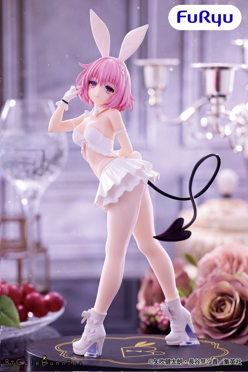 xTanukigamesx's tweet image. La compañía FuRyu presenta la figura prize de la línea BiCute Bunnies dedicada a Momo Belia Deviluke (White ver.), personaje de "To LOVEru Darkness".

#collectibles #figure #figuras #toloveru