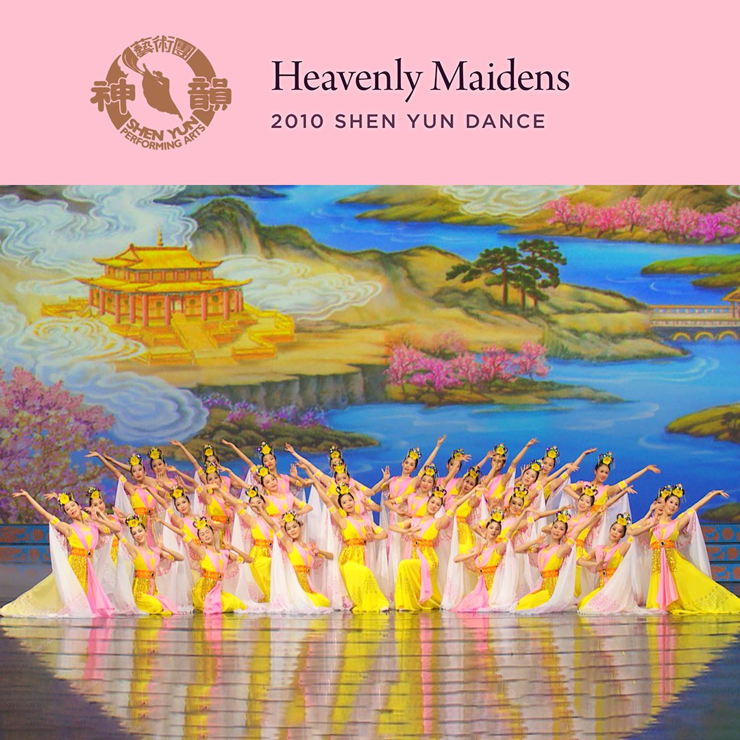 Gliding through a celestial land, maidens weave a graceful pattern with floating skirts and silken cloaks. 

They circle and play, dancing to a joyous day.

ept.ms/3Vn0KjJ