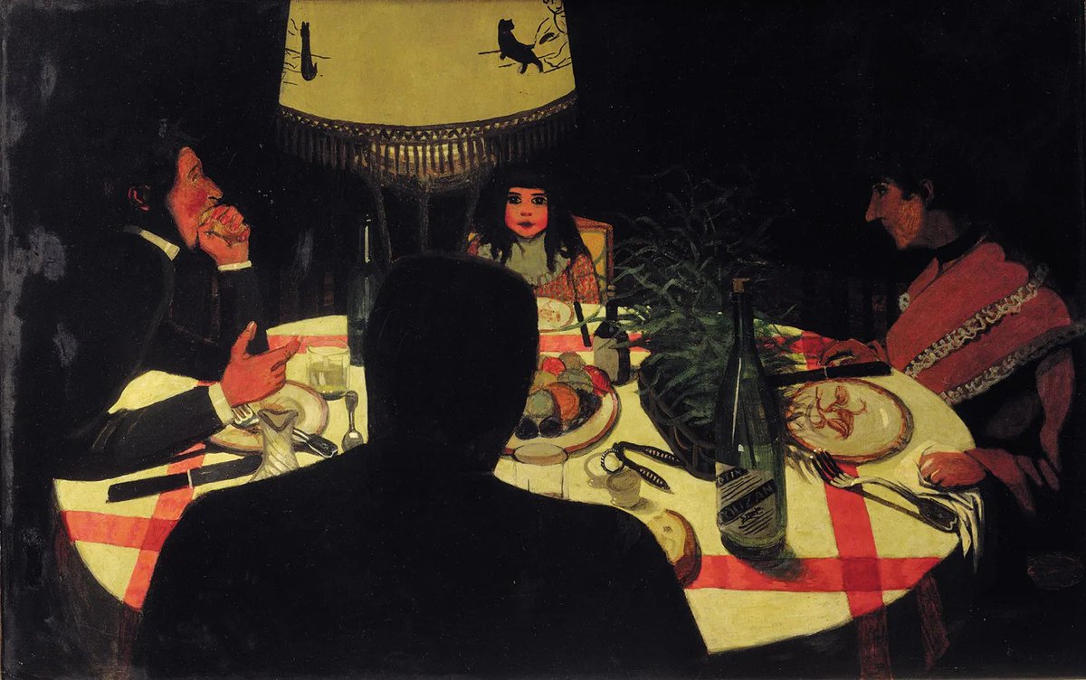 fotogramador's tweet image. "He was conservative as a person and as an artist. His god was Ingres. He believed that every form needed to be immaculately delineated"
#paintings nabis - Vallotton