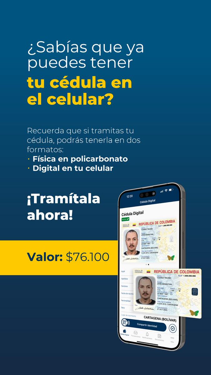 Registraduría Nacional del Estado Civil tweet media