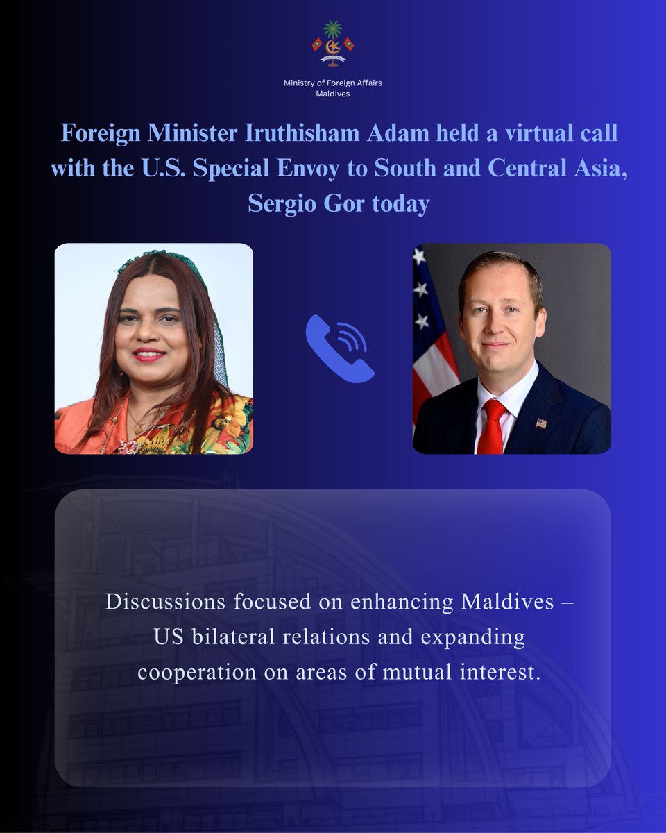 Ministry of Foreign Affairs 🇲🇻 tweet media