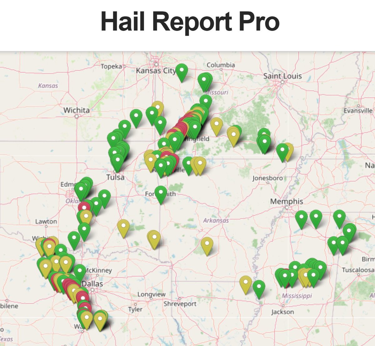 PDRintel's tweet photo. Tuesday April 28th 2026 – 230 storms in 8 states (OK, AR, MS, AL, MO, KS, TX, LA) - https://t.co/fde7cmKsyS + Hail Maps ~ Checkout https://t.co/VHx2Vty1Gq https://t.co/xHbPz640CT