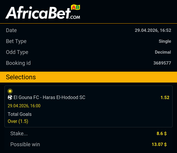 Themovetips's tweet photo. Inplay @_MWOS @BolaBetZim @IntAfricabet Egypt https://t.co/JvLLuwXBan