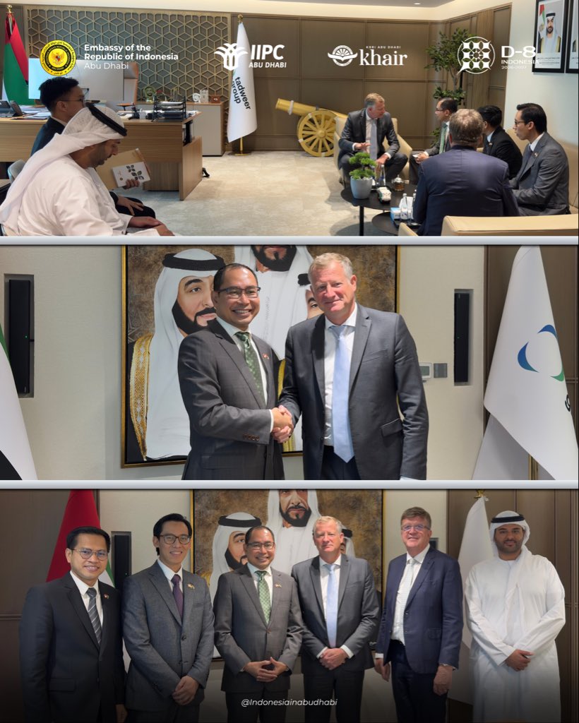Indonesia–UAE strengthen waste management cooperation with Tadweer, advancing waste-to-energy and circular economy initiatives. KBRI Abu Dhabi facilitates strategic partnerships, opening investment opportunities and supporting sustainable, tech-driven solutions ♻️

#KBRIAbuDhabi