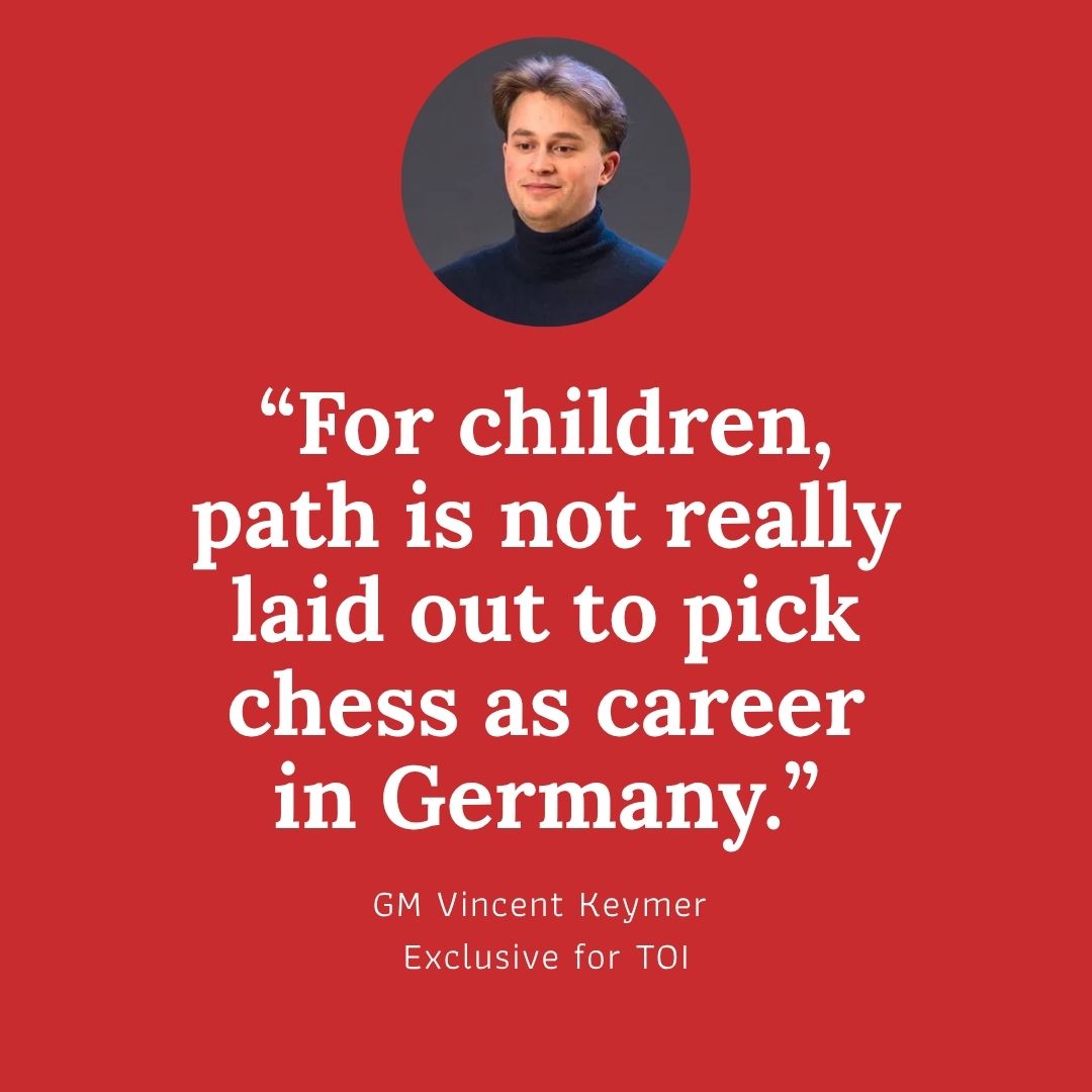iemjyo's tweet image. 🗣️ The discussion soon turns towards #chess culture in 🇩🇪. Keymer tells how the children there must go to school and appear for exams even if they are doing well in chess. It is a compulsion there, and they don't really have a choice. 

FULL INTERVIEW 👇
timesofindia.indiatimes.com/sports/chess/v…