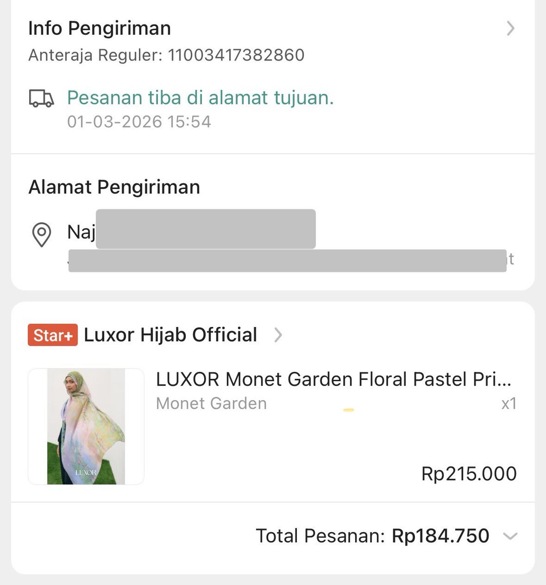 77jeffreys's tweet photo. want to sell !! 
pashmina luxor ‘monet garden’

🪷 140k
🪷 baru dipakai sekali
🪷 selalu pake pin magnet, gaada bekas pentul
🪷 no pouch
🪷 co via oyen link di bawah 
#wts #wtb #zonauang #zonajajan https://t.co/21sYwXUeUM